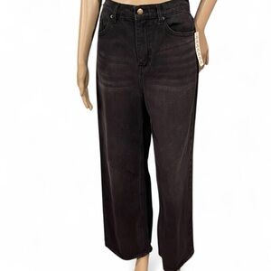 NWT! Urban Outfitters BDG High & Wide Women’s Black Jeans Size 29 Wide Leg Y2K